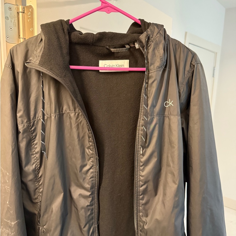 Calvin Klein Charcoal Utility Jacket